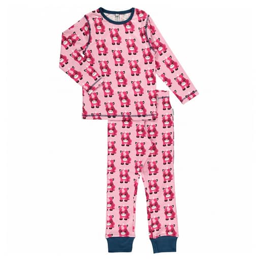 Maxomorra organic cotton pyjamas in unicorn design (110-116cm Age 4-6)