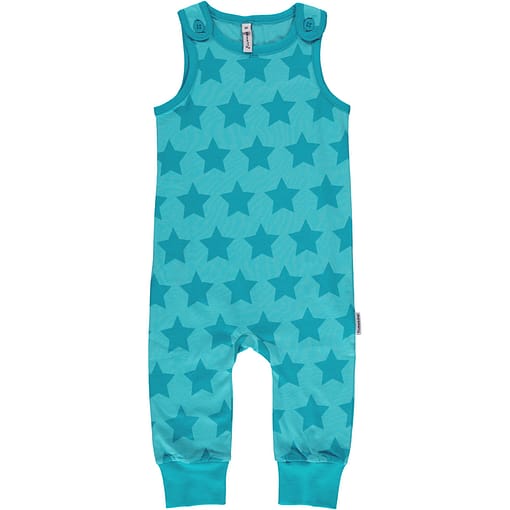 Star dungarees from Maxomorra Mono in organic cotton