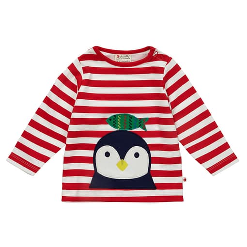 Penguin top by Piccalilly on organic cotton