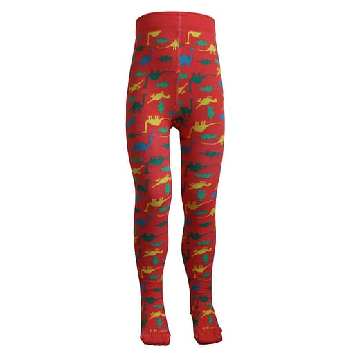 Slugs and Snails Dino organic cotton unisex dinosaur tights (0-6m) - Image 2