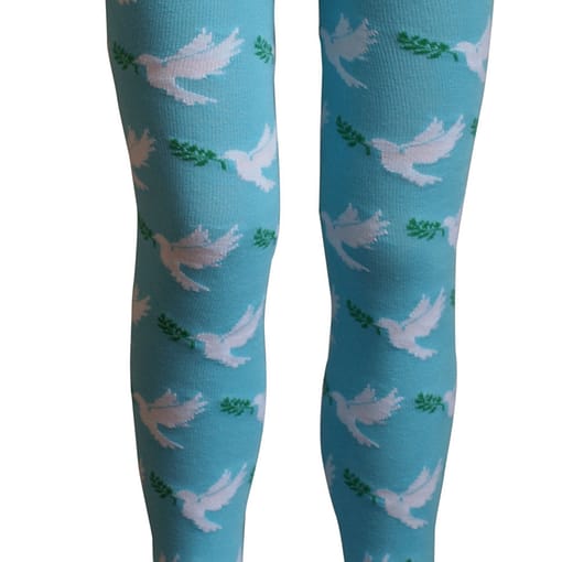Slugs and Snails organic cotton dove of peace tights