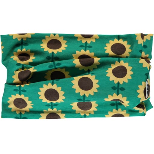 Maxomorra sunflower organic cotton tube scarf