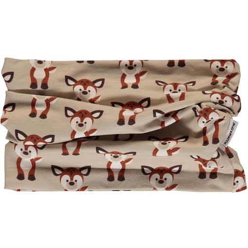 Fawn organic cotton tube scarf from Maxomorra (68/92cm)