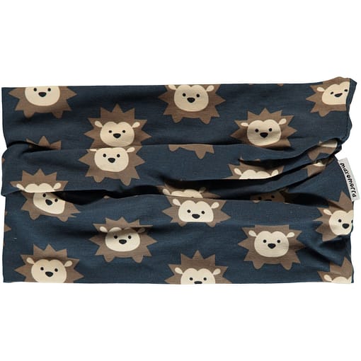 Hedgehog organic cotton tube scarf from Maxomorra  (68/92cm)
