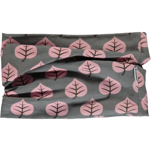 Leaf organic cotton tube scarf from Maxomorra