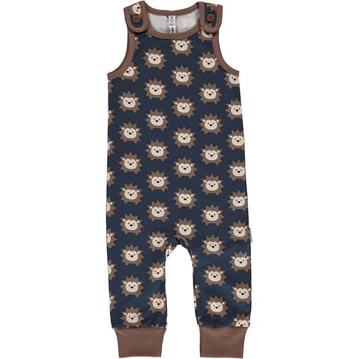 Hedgehog organic cotton dungarees - Maxomorra (18-24m 86/92)
