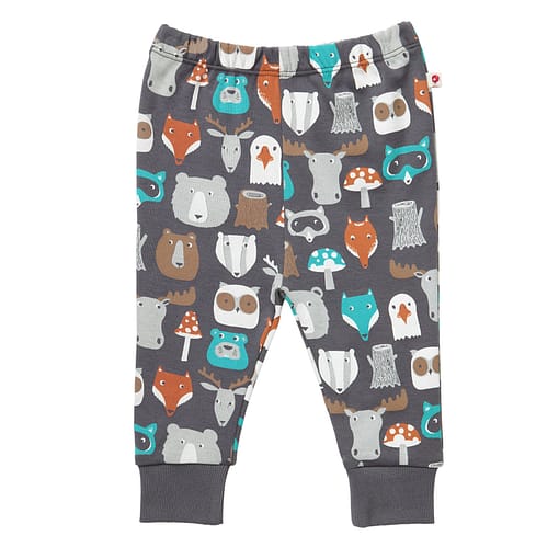 Forest friends print leggings by Piccalilly in organic cotton (18-24m 92cm)
