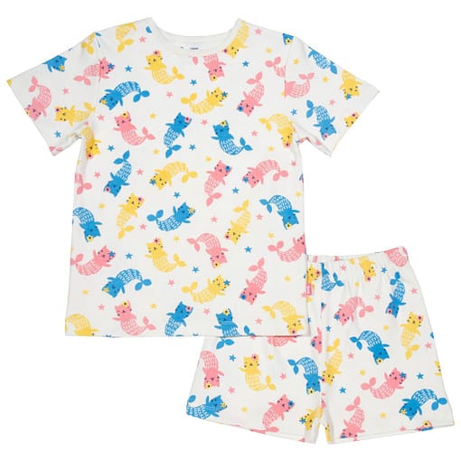 Mercat print pyjamas in organic cotton by Kite