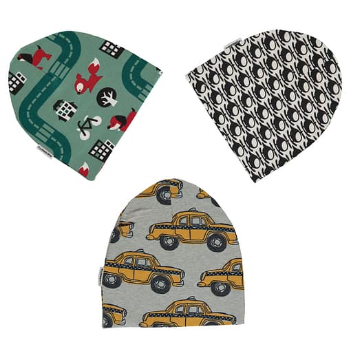 Maxomorra organic cotton beanie hat | Big City (48/50)