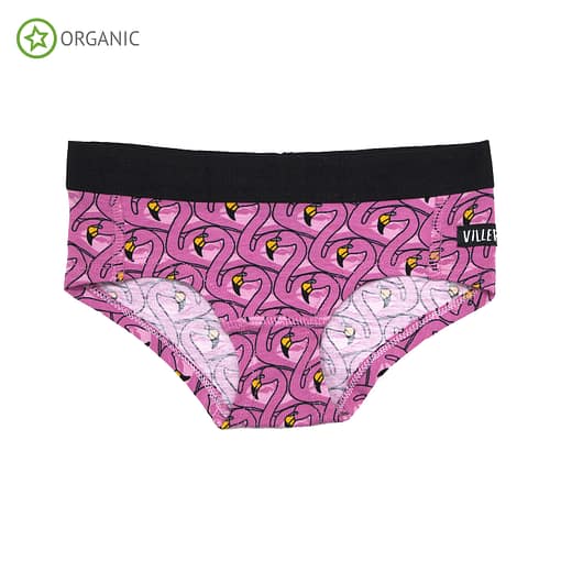 Villervalla organic cotton knickers  - Flamingo (86/92 18-24m)