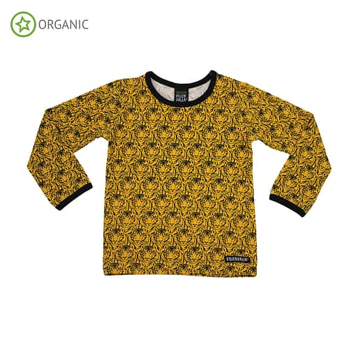 Villervalla organic cotton long sleeve top  - Tiger (18 months 86cm)