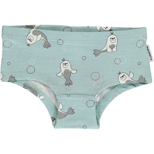 Maxomorra organic cotton hipster knickers | Ruby rowanberry | Chestnut leaf | Busy squirrel - Image 5
