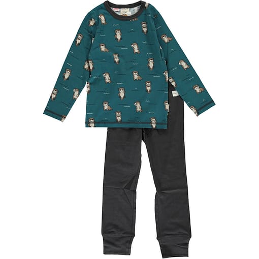 Curious otter organic cotton pyjamas by Maxomorra (86/92 18-24m)
