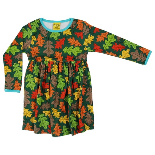 DUNS Sweden oak organic cotton twirly dress (104cm 3-4 years)