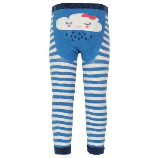 Kite stripy knit leggings in organic cotton (1-2 years)