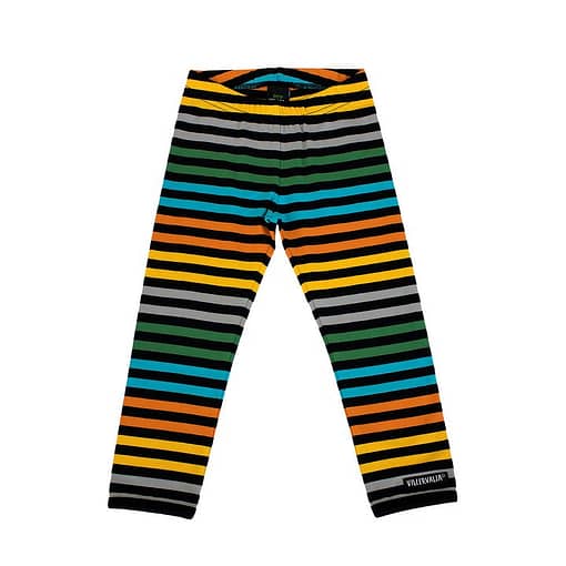 Villervalla city stripe organic cotton leggings