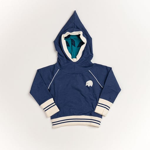 Habian hoodie in Blueprint by Alba of Denmark (104cm Age 3-4)