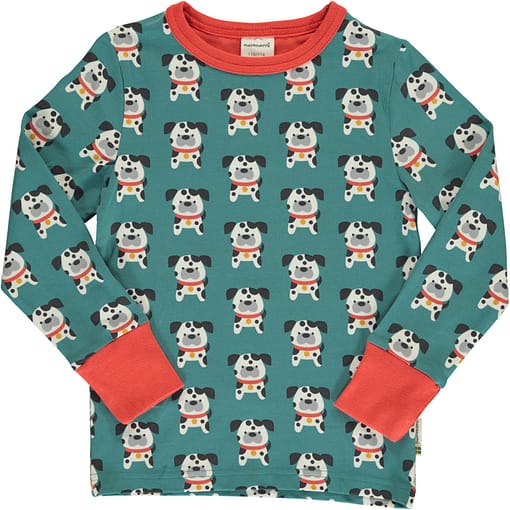 Dalmation buddy organic cotton long sleeve top - Maxomorra (86-92cm 18-24m)