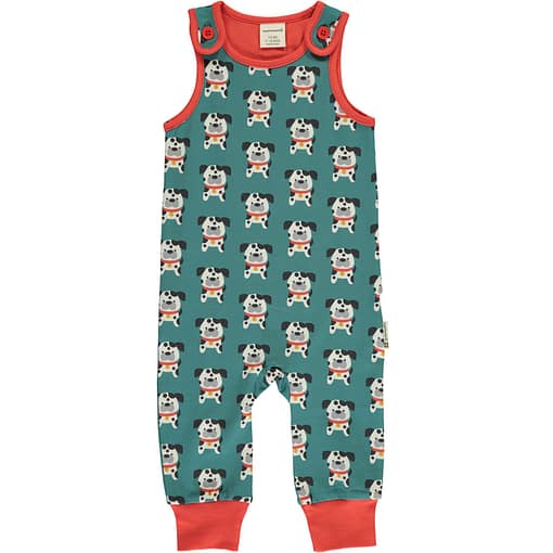 Dalmation organic cotton dungarees - Maxomorra (74/80cm 9-12 months)