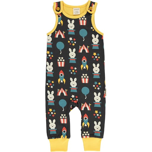 Fun Park organic cotton dungarees - Maxomorra
