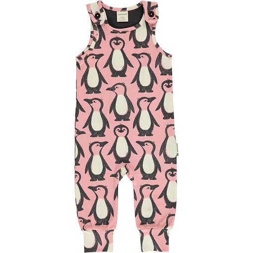 Penguin organic cotton dungarees - Maxomorra (86/92 18-24m)