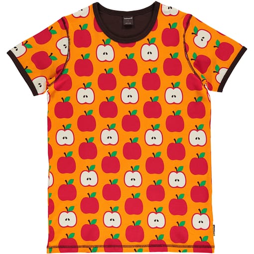 Adult Apple organic cotton short sleeve t-shirt - Maxomorra