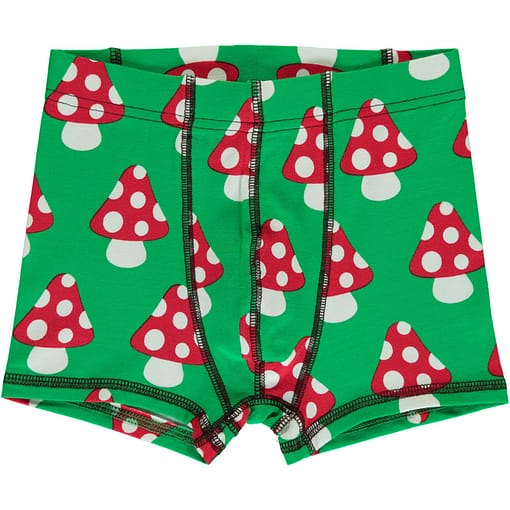Maxomorra organic cotton boxers | Mushroom (86/92 18-24m) - Image 6