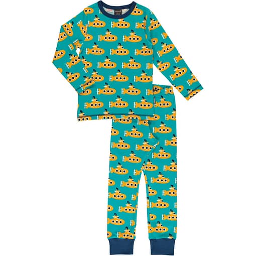 Maxomorra Submarine organic cotton pyjamas