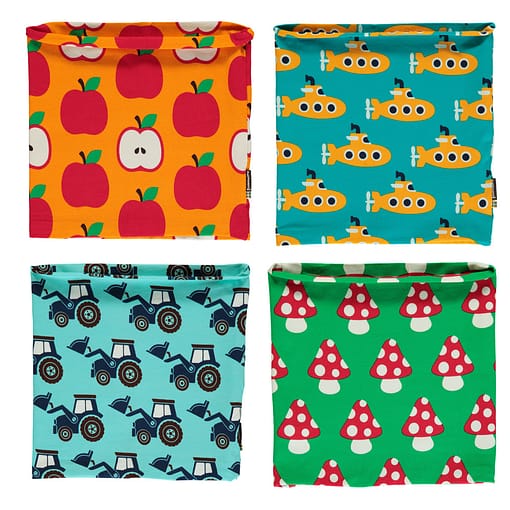 Maxomorra colourful car neck scarf