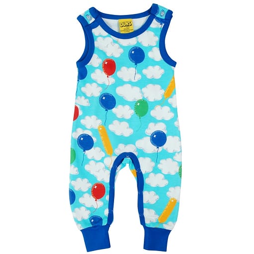 DUNS Sweden A cloudy day organic cotton dungarees (98cm Age 2-3)