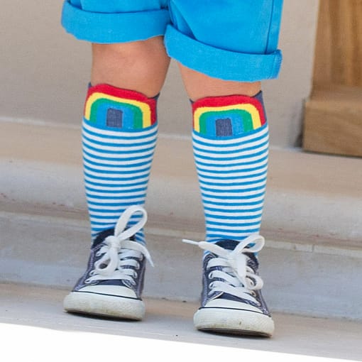 Kite knee high sailing socks organic cotton - 2 pack - Image 2
