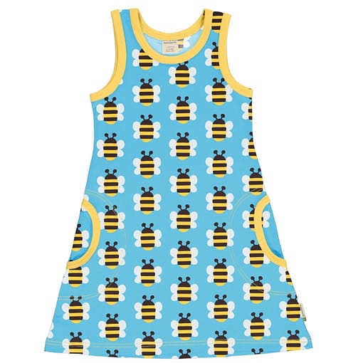 Maxomorra sleeveless bumblebee dress