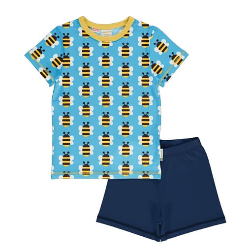 Maxomorra bee summer pyjamas