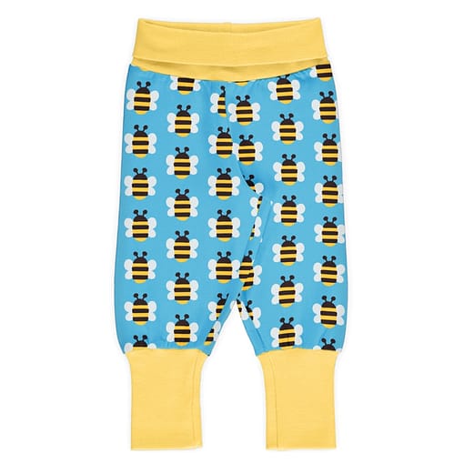Humble Bumblebee organic cotton rib pants - Maxomorra