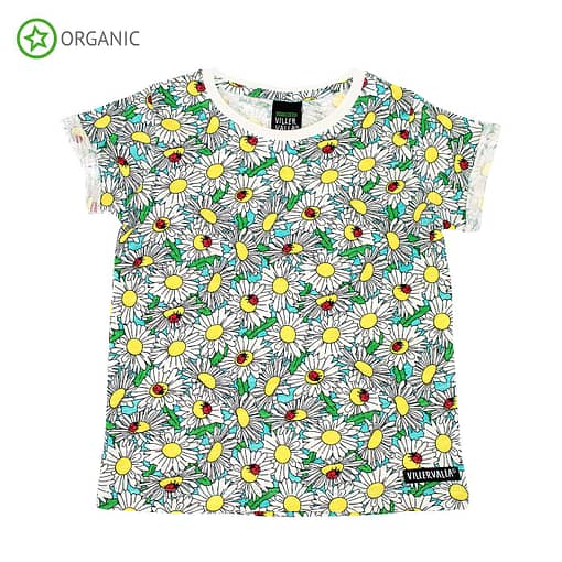 Villervalla ethical daisy t-shirt