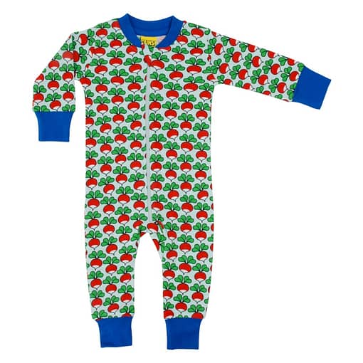 DUNS Sweden organic radish zipsuit