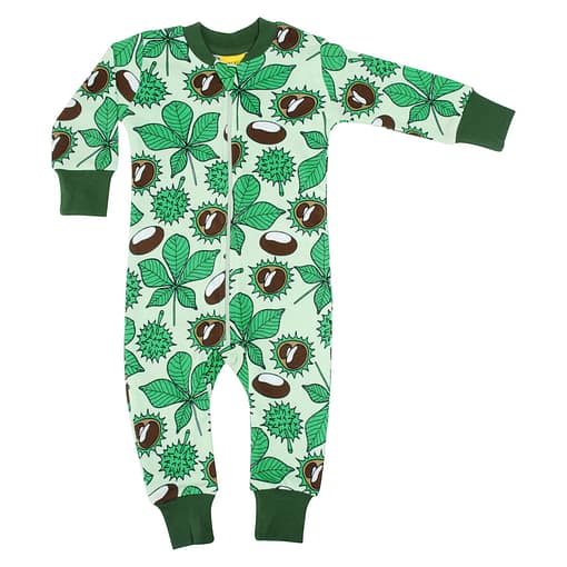 DUNS Sweden zipsuit green conkers
