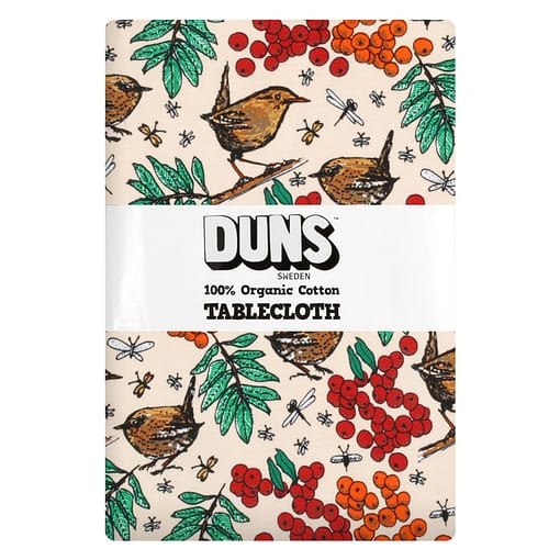 DUNS Sweden tablecloth rowanberry mother of pearl