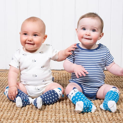 Kite dot socks in ethical cotton