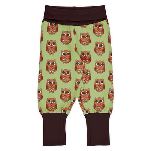 Maxomorra rib pants owls