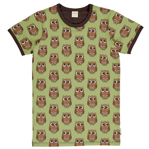 Maxomorra short sleeve adult t-shirt owl