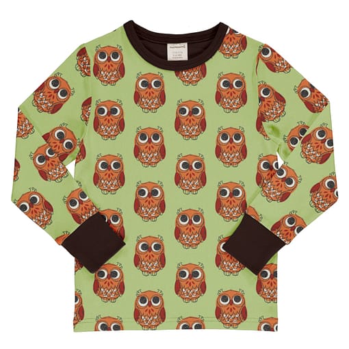 Maxomorra long sleeve top owl
