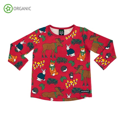 Villervalla top Nordic animals Christmas