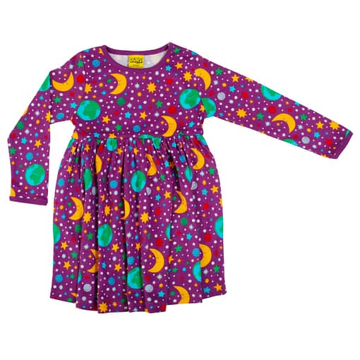 DUNS Sweden twirly dress mother earth violet