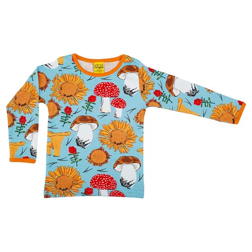 DUNS Sweden top blue sunflower