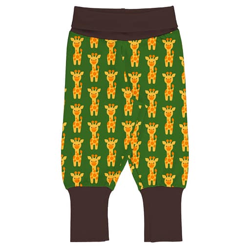 Maxomorra rib pants giraffe