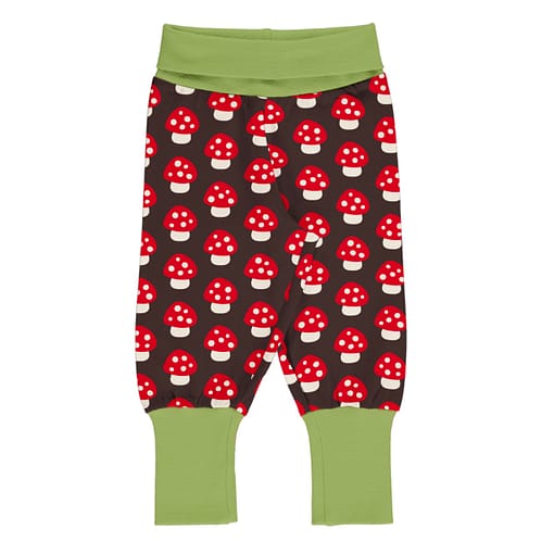 Maxomorra rib pants mushroom