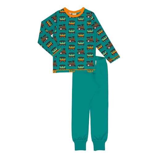 Maxomorra pyjamas trains