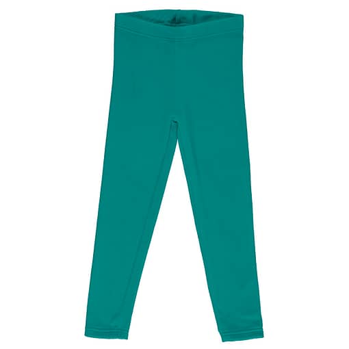 Maxomorra velour leggings lagoon