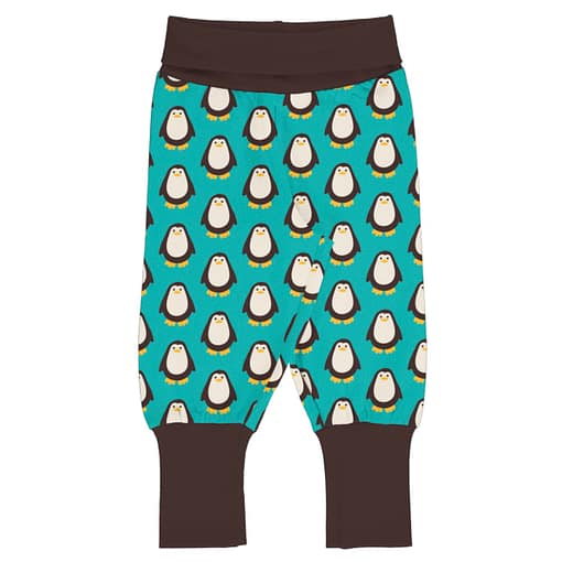 Maxomorra rib pants penguins